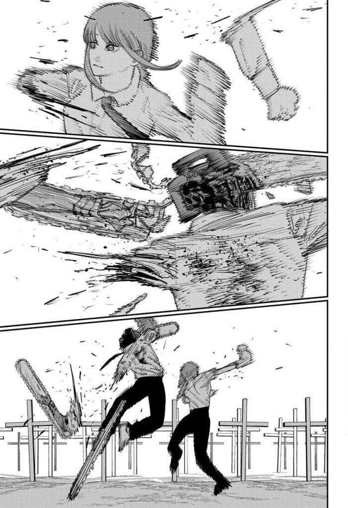 chainsaw man vs demônio da espada dublado