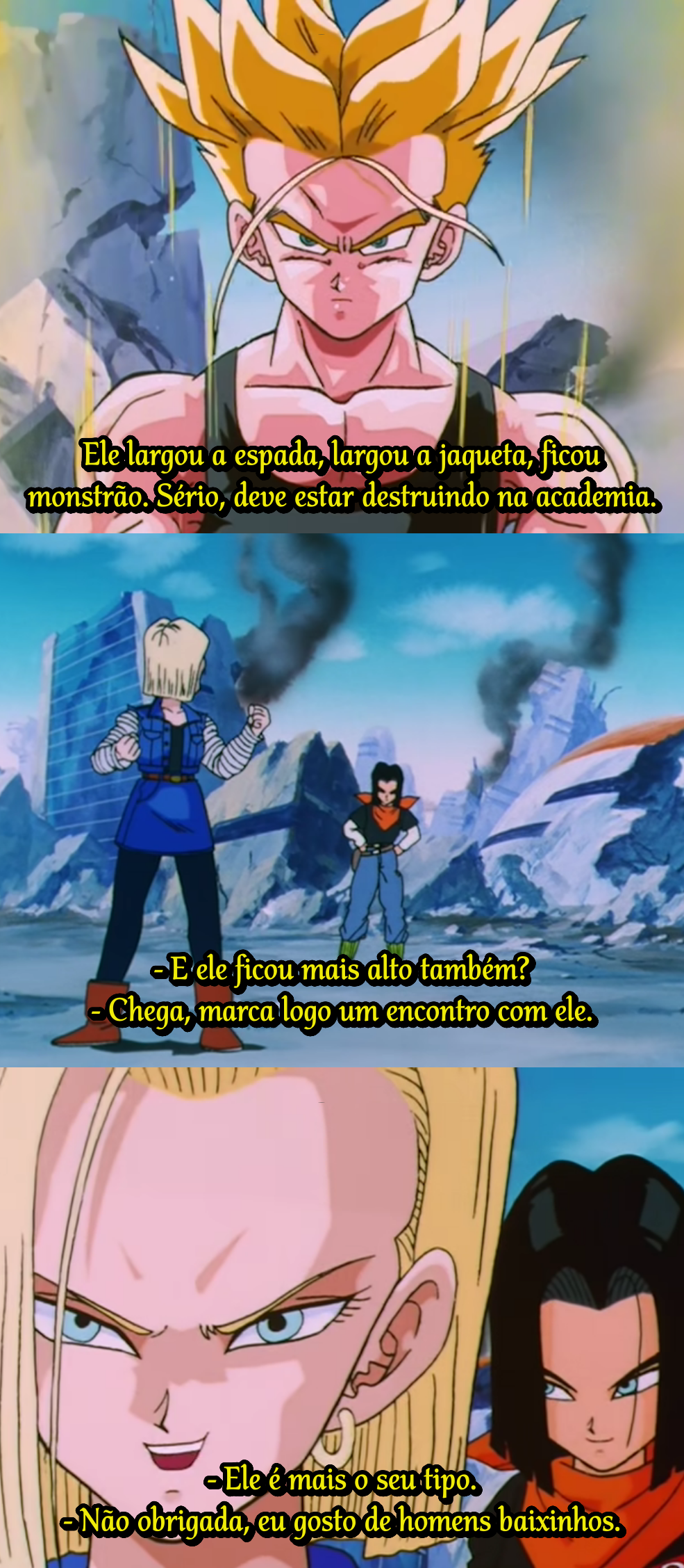 A Androide nº18 – A Caracterização Canônica vs Dragon Ball Z Abridged (Tem  que Acabar o Cânon) – Dentro da Chaminé