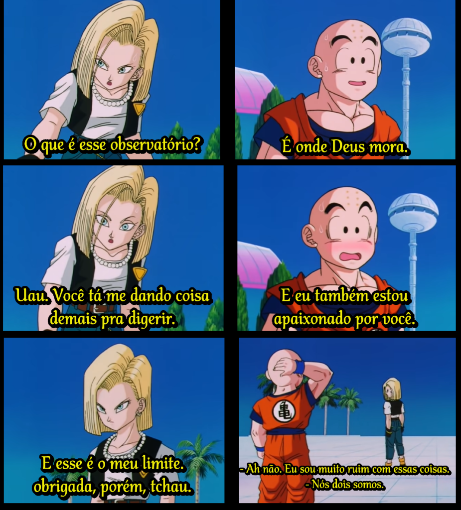 A Androide nº18 – A Caracterização Canônica vs Dragon Ball Z Abridged (Tem  que Acabar o Cânon) – Dentro da Chaminé