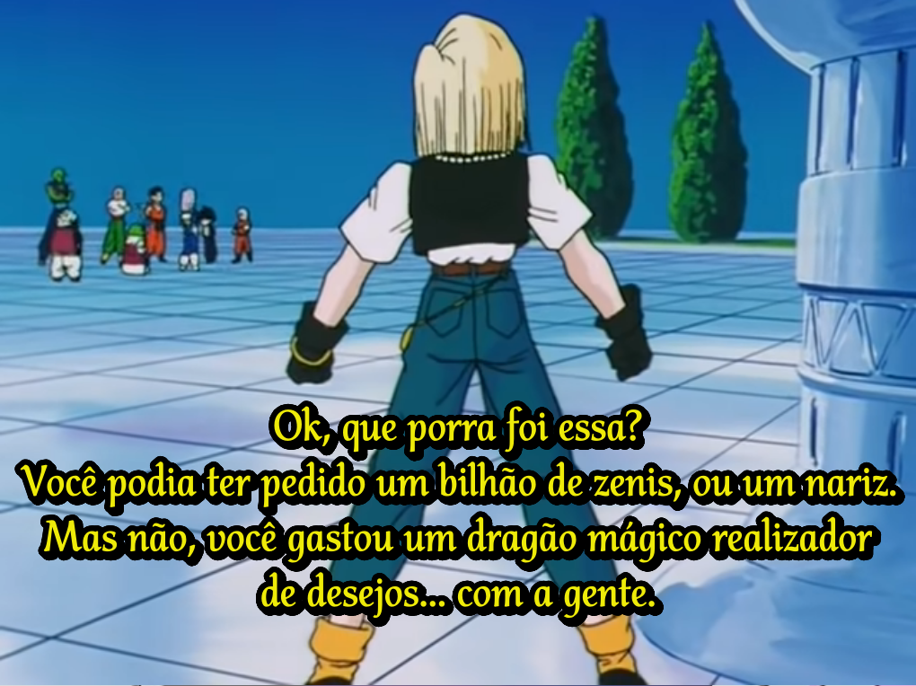 A Androide nº18 – A Caracterização Canônica vs Dragon Ball Z Abridged (Tem  que Acabar o Cânon) – Dentro da Chaminé