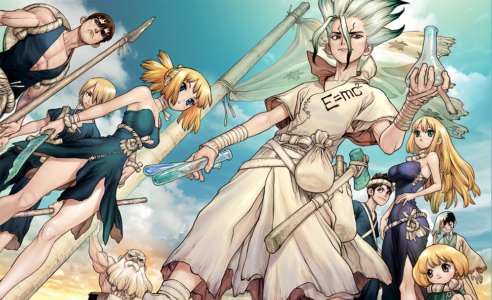 Dr. Stone  Anime, Personagens de anime, Desenhos de anime